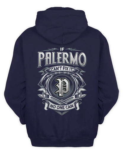 PALERMO AP81-K4-626 - Personalized Ahmed Quote Apparel “If Ahmed Can't Fix It, No One Can” - Unisex Hoodie - Navy