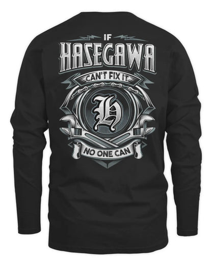 HASEGAWA AP81-K4-626 - Personalized Ahmed Quote Apparel “If Ahmed Can't Fix It, No One Can” - Men's Long Sleeved T-Shirt - Black