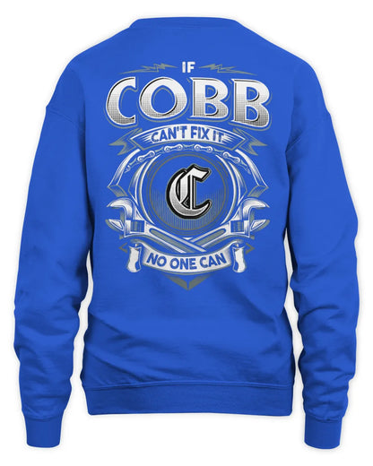 COBB AP81-K4-626 - Personalized Ahmed Quote Apparel “If Ahmed Can't Fix It, No One Can” - Unisex Sweatshirt - Royal