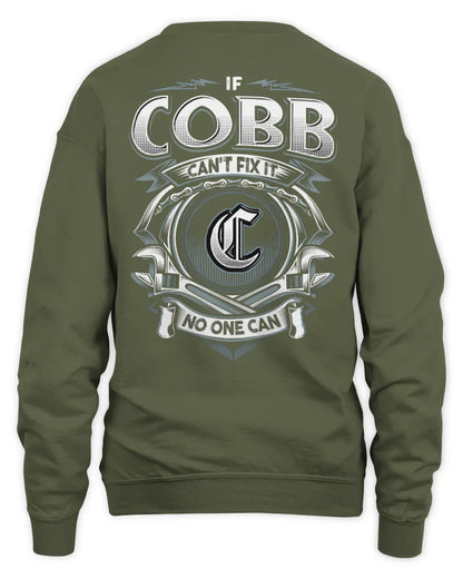 COBB AP81-K4-626 - Personalized Ahmed Quote Apparel “If Ahmed Can't Fix It, No One Can” - Unisex Sweatshirt - Military Green