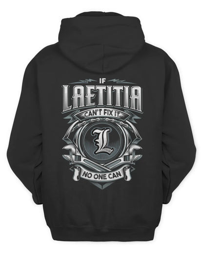 LAETITIA AP81-K4-626 - Personalized Ahmed Quote Apparel “If Ahmed Can't Fix It, No One Can” - Unisex Hoodie - Black