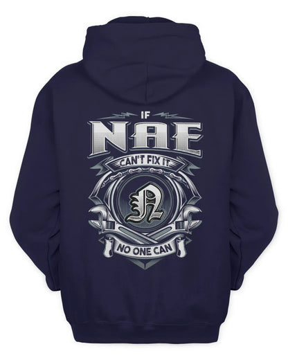NAE AP81-K4-626 - Personalized Ahmed Quote Apparel “If Ahmed Can't Fix It, No One Can” - Unisex Hoodie - Navy
