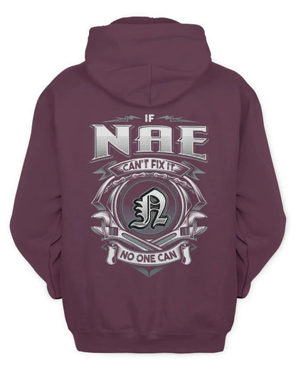 NAE AP81-K4-626 - Personalized Ahmed Quote Apparel “If Ahmed Can't Fix It, No One Can” - Unisex Hoodie - Maroon