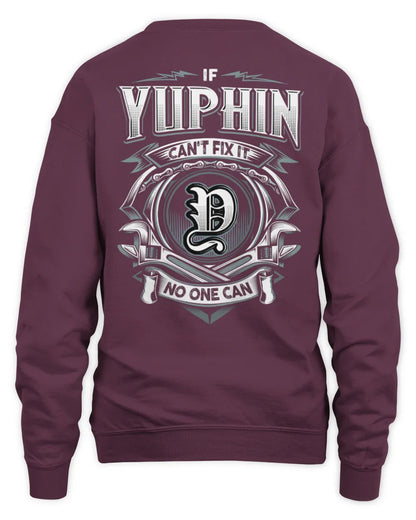 YUPHIN AP81-K4-626 - Personalized Ahmed Quote Apparel “If Ahmed Can't Fix It, No One Can” - Unisex Sweatshirt - Maroon