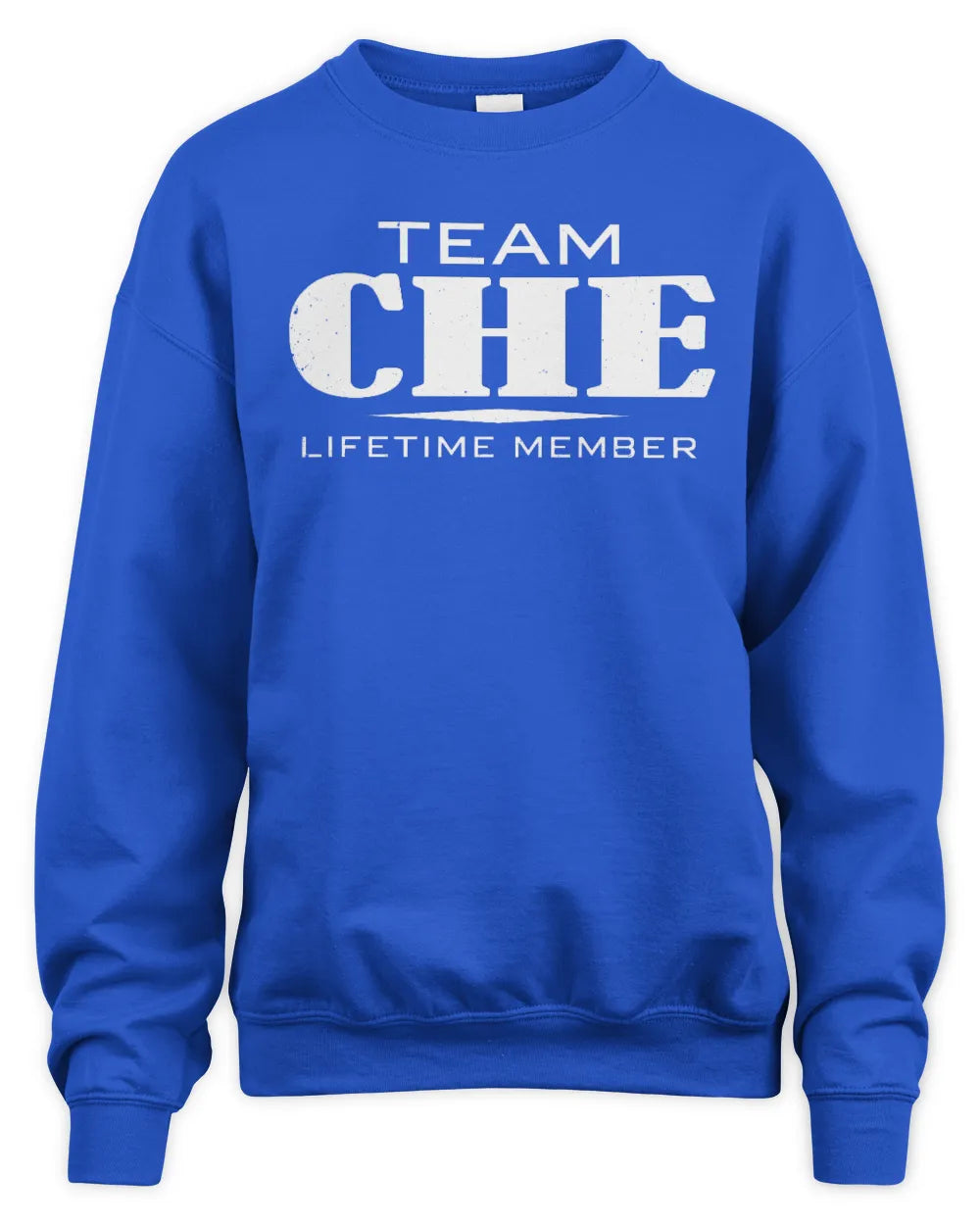 CHE BL62-K4-128 - Personalized “Team AARON Lifetime Member” - Unisex Sweatshirt - Royal