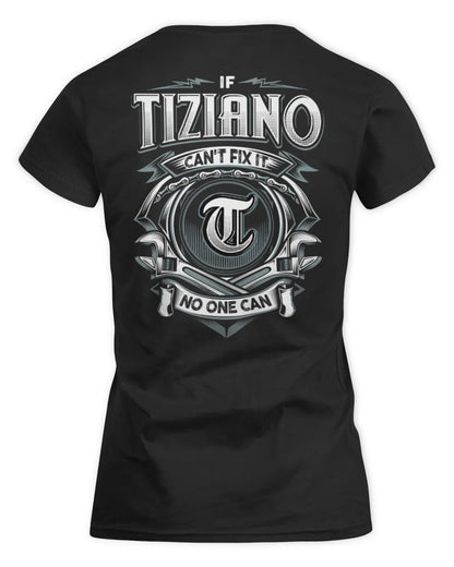 TIZIANO AP81-K4-626 - Personalized Ahmed Quote Apparel “If Ahmed Can't Fix It, No One Can” - Women's Standard T-Shirt - Black