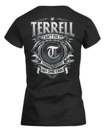 TERRELL AP81-K4-626 - Personalized Ahmed Quote Apparel “If Ahmed Can't Fix It, No One Can” - Women's Standard T-Shirt - Black