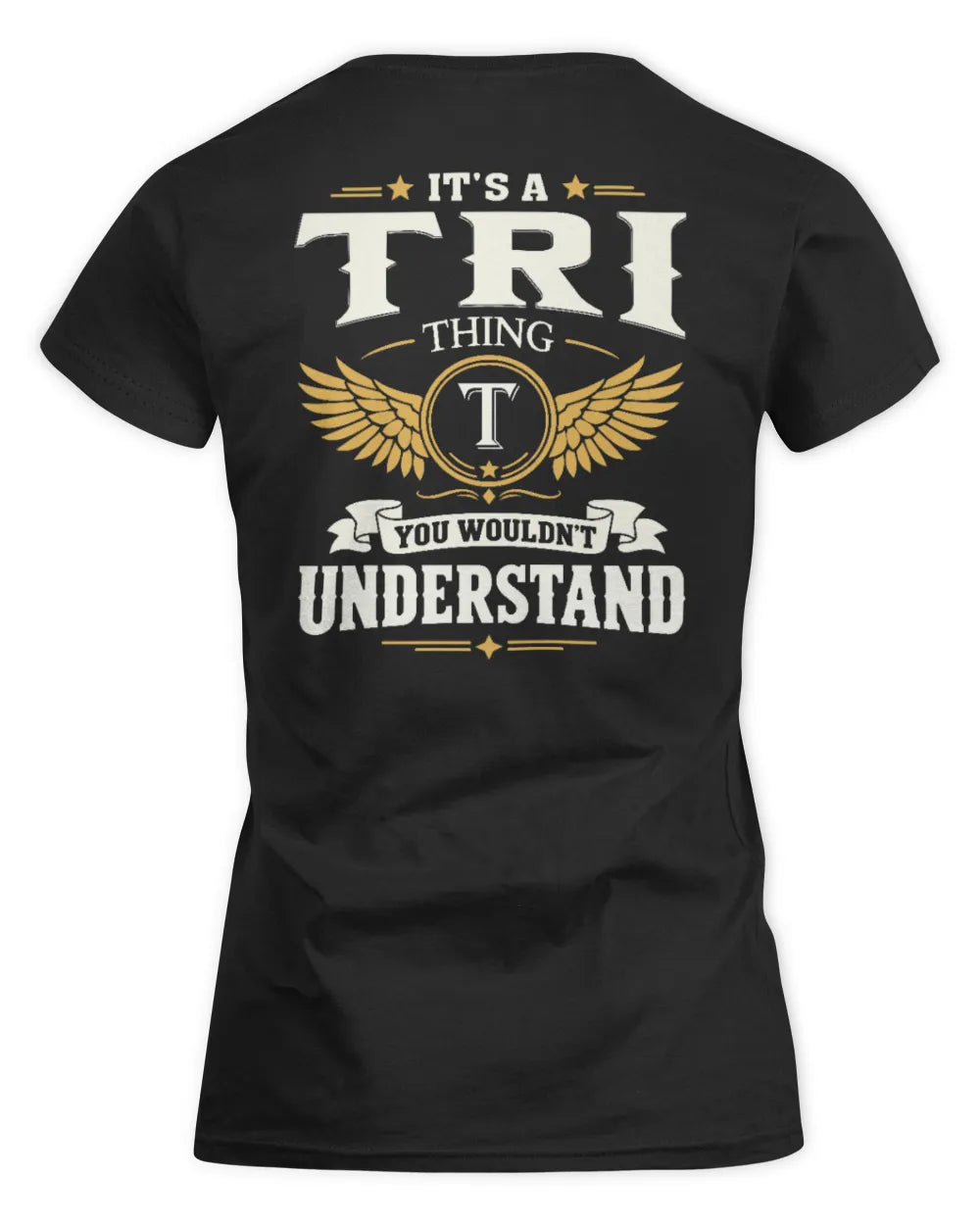TRI KT06-M008 It’s a [NAME] Thing – You Wouldn’t Understand | Personalized Vintage T-Shirt - Women's Standard T-Shirt - Black