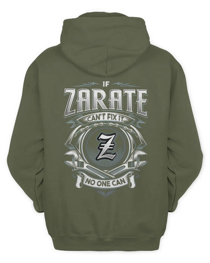 ZARATE AP81-K4-626 - Personalized Ahmed Quote Apparel “If Ahmed Can't Fix It, No One Can” - Unisex Hoodie - Military Green