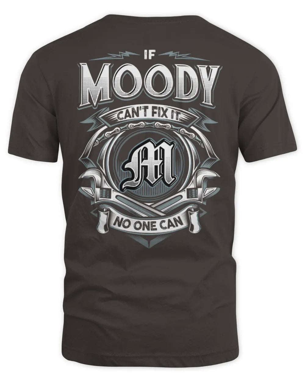 MOODY AP81-K4-626 - Personalized Ahmed Quote Apparel “If Ahmed Can't Fix It, No One Can” - Unisex Standard T-Shirt - Dark Chocolate