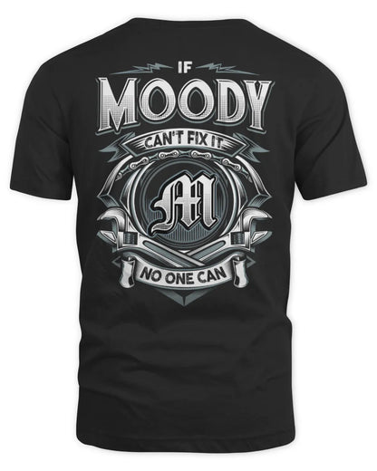 MOODY AP81-K4-626 - Personalized Ahmed Quote Apparel “If Ahmed Can't Fix It, No One Can” - Unisex Standard T-Shirt - Black