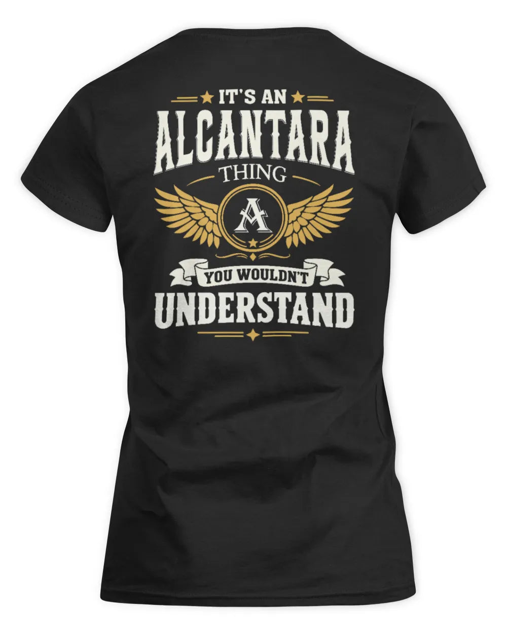 ALCANTARA KT06-M008 It’s a [NAME] Thing – You Wouldn’t Understand | Personalized Vintage T-Shirt - Women's Standard T-Shirt - Black