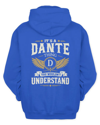 DANTE KT06-M008 It’s a [NAME] Thing – You Wouldn’t Understand | Personalized Vintage T-Shirt - Unisex Hoodie - Royal