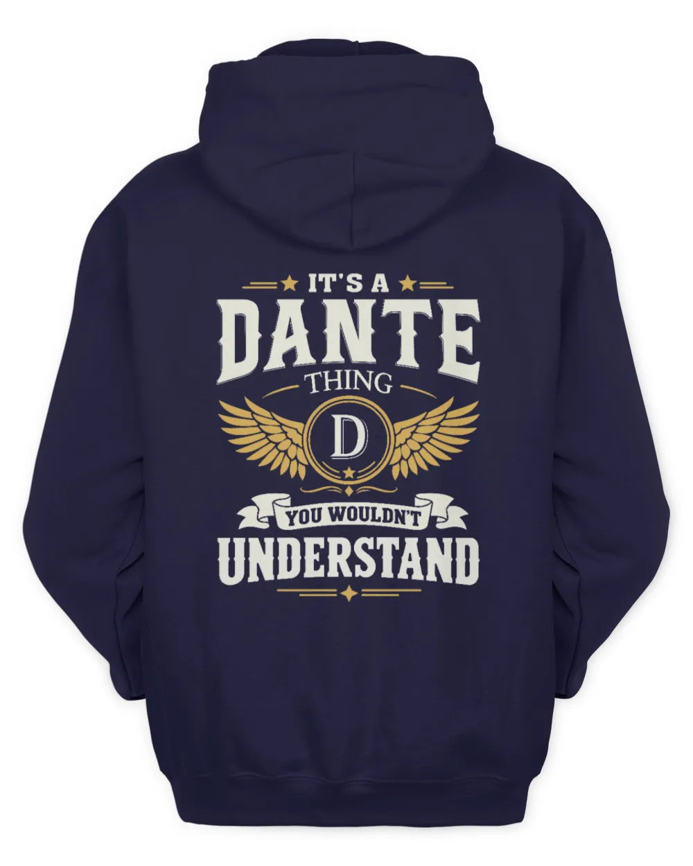 DANTE KT06-M008 It’s a [NAME] Thing – You Wouldn’t Understand | Personalized Vintage T-Shirt - Unisex Hoodie - Navy