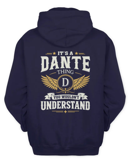 DANTE KT06-M008 It’s a [NAME] Thing – You Wouldn’t Understand | Personalized Vintage T-Shirt - Unisex Hoodie - Navy
