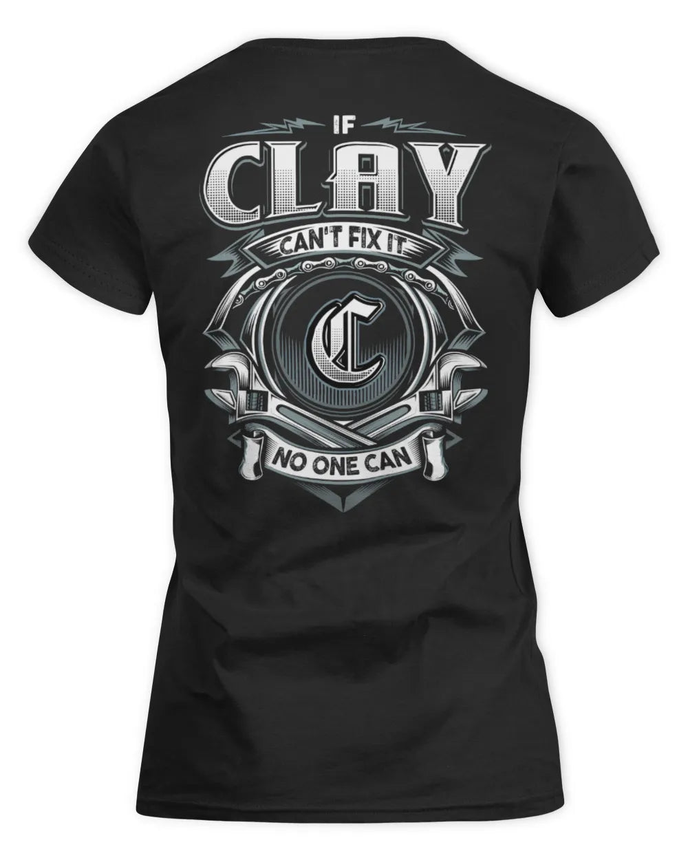CLAY AP81-K4-626 - Personalized Ahmed Quote Apparel “If Ahmed Can't Fix It, No One Can” - Women's Standard T-Shirt - Black