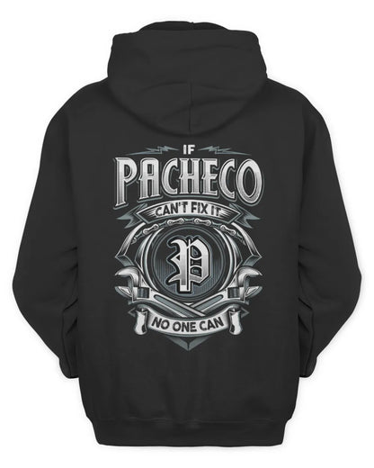 PACHECO AP81-K4-626 - Personalized Ahmed Quote Apparel “If Ahmed Can't Fix It, No One Can” - Unisex Hoodie - Black