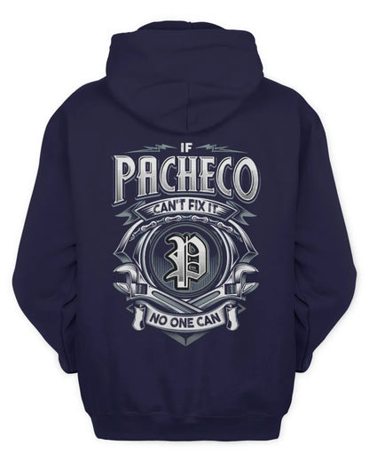 PACHECO AP81-K4-626 - Personalized Ahmed Quote Apparel “If Ahmed Can't Fix It, No One Can” - Unisex Hoodie - Navy