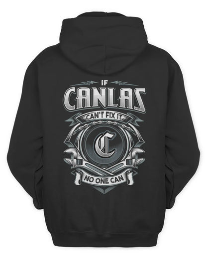 CANLAS AP81-K4-626 - Personalized Ahmed Quote Apparel “If Ahmed Can't Fix It, No One Can” - Unisex Hoodie - Black
