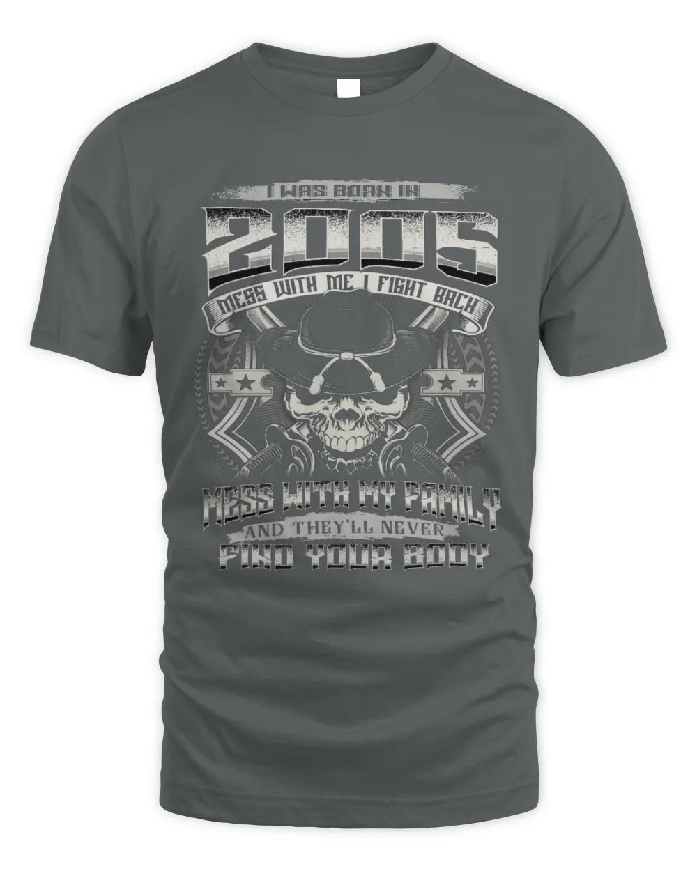 2005 HH89-K2 – Protective Family Quote T-Shirt - Unisex Standard T-Shirt - Charcoal