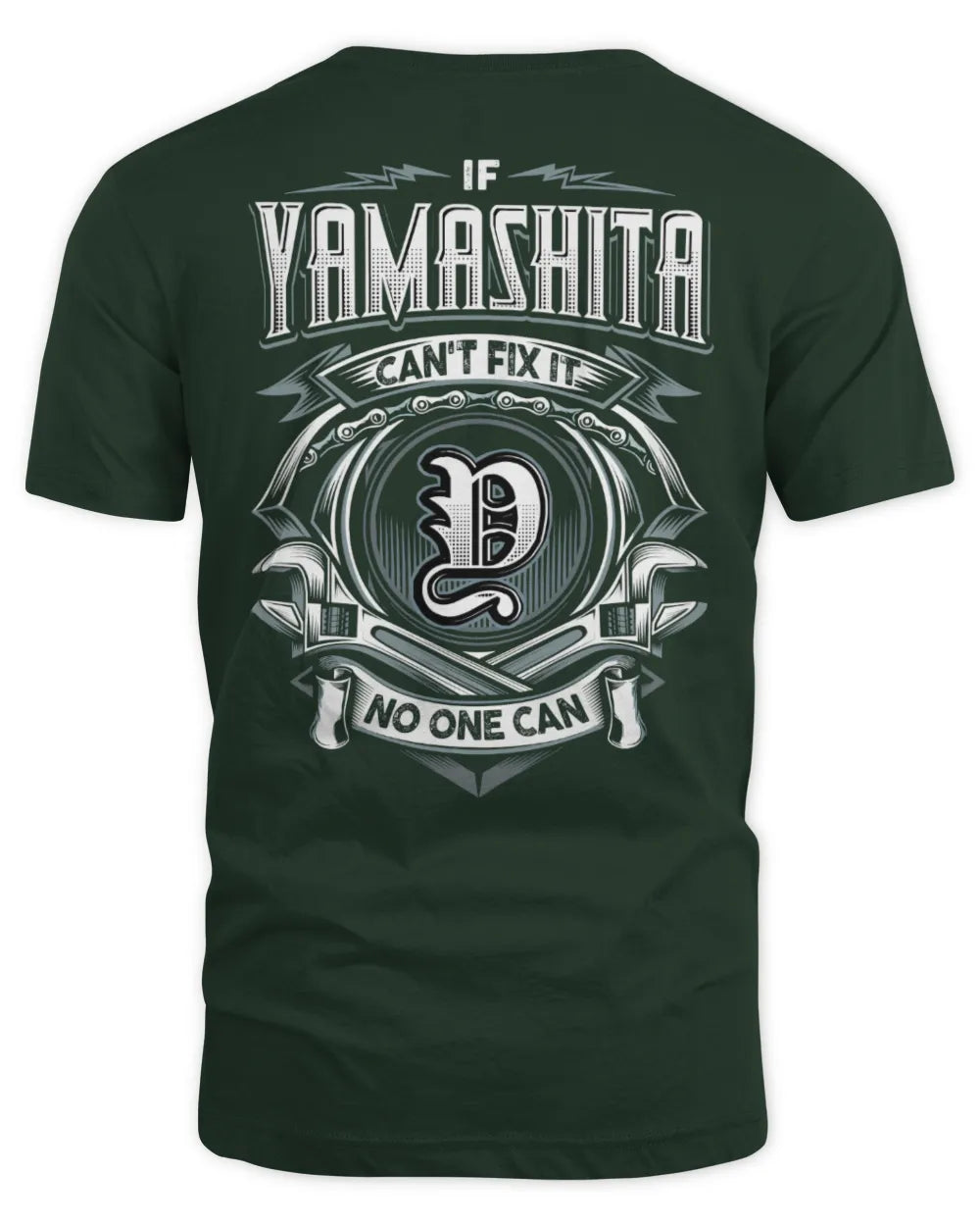 YAMASHITA AP81-K4-626 - Personalized Ahmed Quote Apparel “If Ahmed Can't Fix It, No One Can” - Unisex Standard T-Shirt - Forest Green