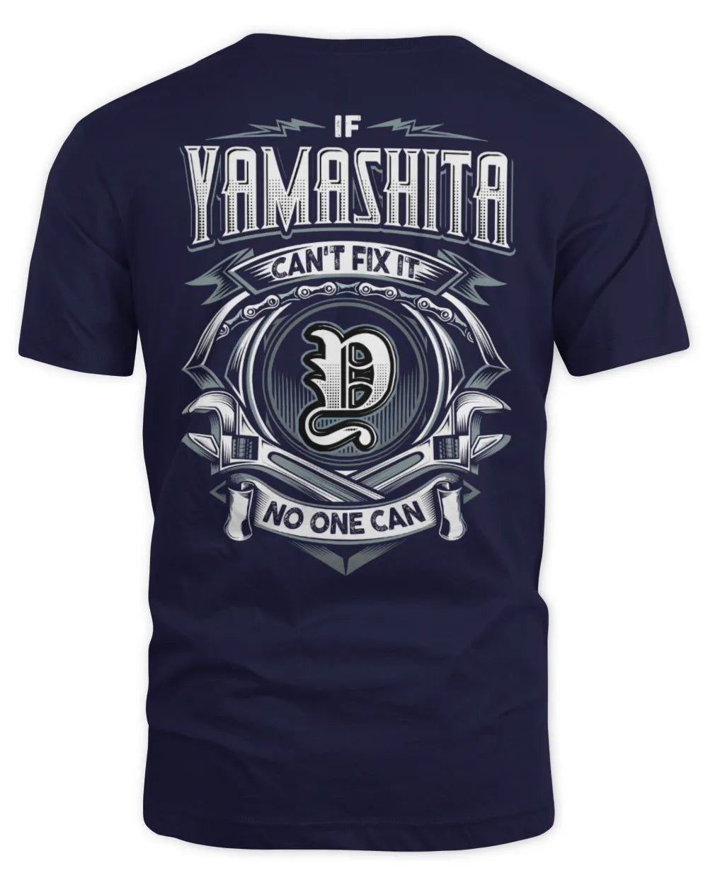 YAMASHITA AP81-K4-626 - Personalized Ahmed Quote Apparel “If Ahmed Can't Fix It, No One Can” - Unisex Standard T-Shirt - Navy