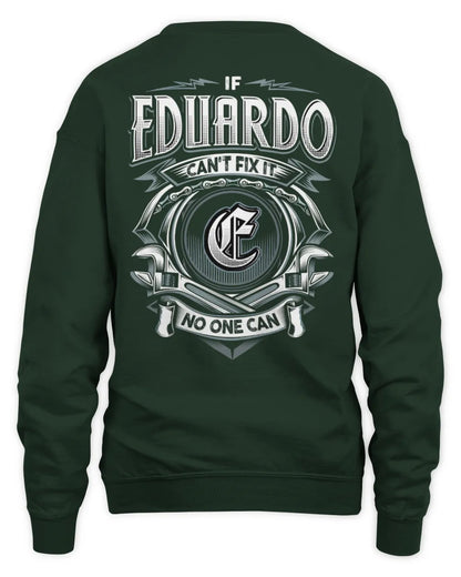 EDUARDO AP81-K4-626 - Personalized Ahmed Quote Apparel “If Ahmed Can't Fix It, No One Can” - Unisex Sweatshirt - Forest Green