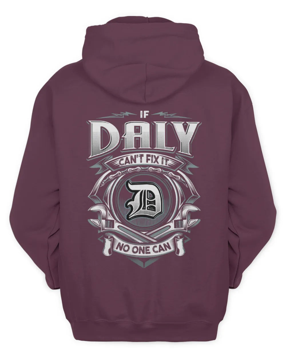 DALY AP81-K4-626 - Personalized Ahmed Quote Apparel “If Ahmed Can't Fix It, No One Can” - Unisex Hoodie - Maroon