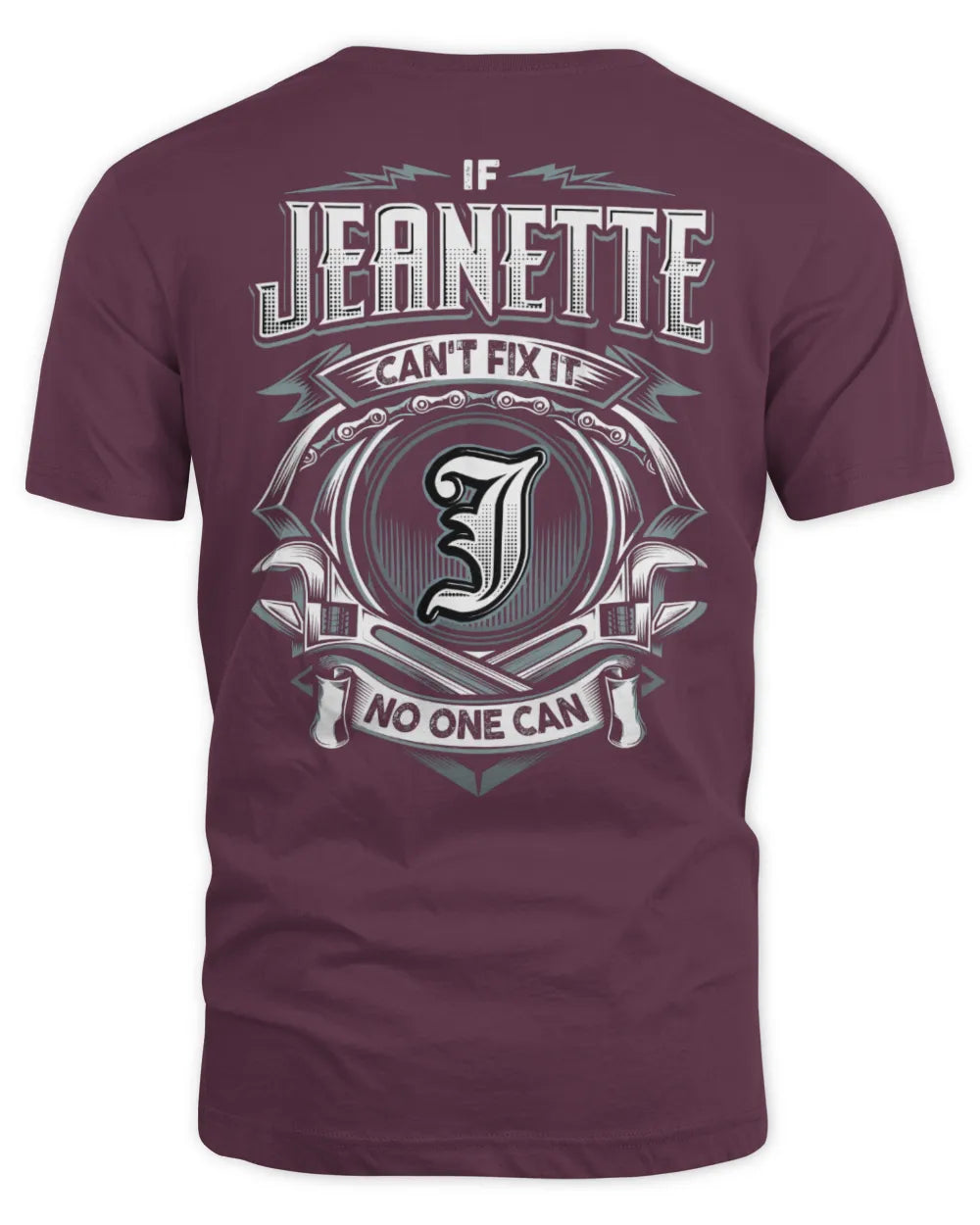 JEANETTE AP81-K4-626 - Personalized Ahmed Quote Apparel “If Ahmed Can't Fix It, No One Can” - Unisex Standard T-Shirt - Maroon