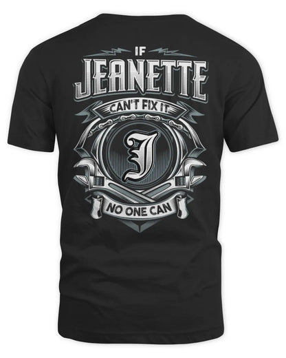 JEANETTE AP81-K4-626 - Personalized Ahmed Quote Apparel “If Ahmed Can't Fix It, No One Can” - Unisex Standard T-Shirt - Black