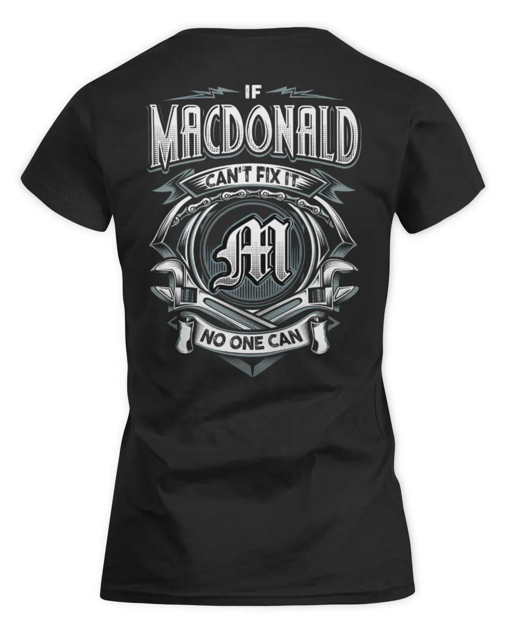 MACDONALD AP81-K4-626 - Personalized Ahmed Quote Apparel “If Ahmed Can't Fix It, No One Can” - Women's Standard T-Shirt - Black