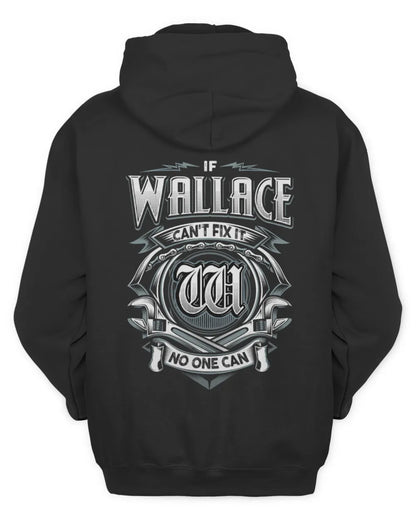 WALLACE AP81-K4-626 - Personalized Ahmed Quote Apparel “If Ahmed Can't Fix It, No One Can” - Unisex Hoodie - Black