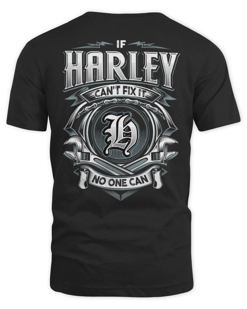 HARLEY AP81-K4-626 - Personalized Ahmed Quote Apparel “If Ahmed Can't Fix It, No One Can” - Unisex Standard T-Shirt - Black