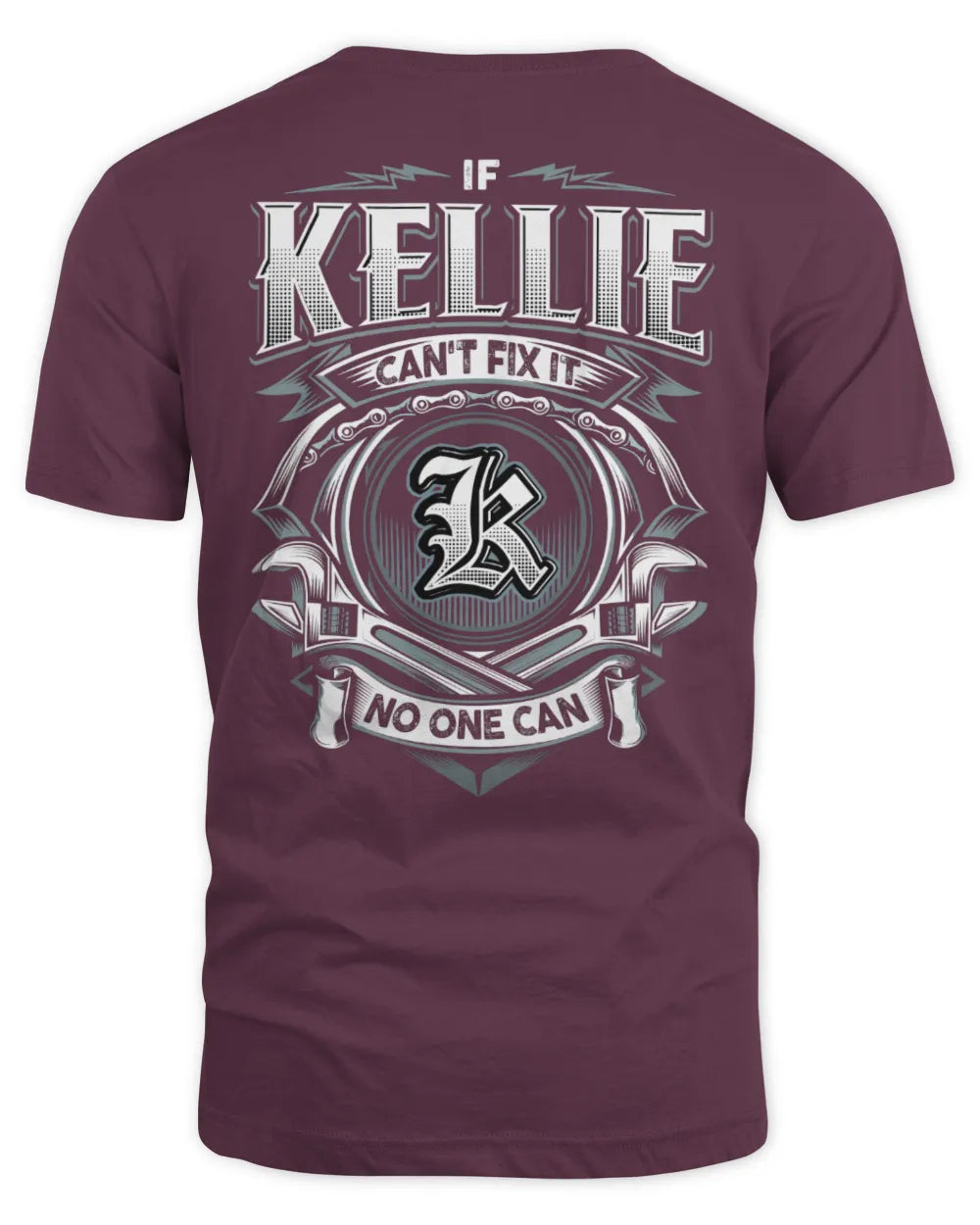 KELLIE AP81-K4-626 - Personalized Ahmed Quote Apparel “If Ahmed Can't Fix It, No One Can” - Unisex Standard T-Shirt - Maroon