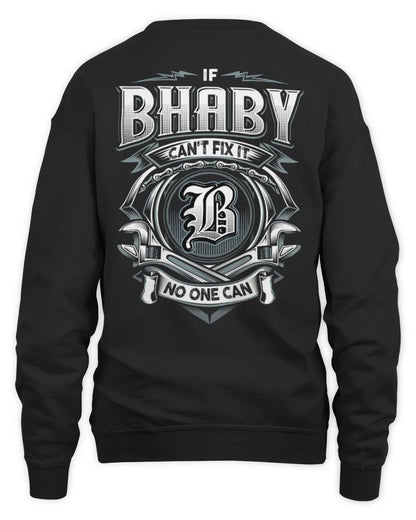 BHABY AP81-K4-626 - Personalized Ahmed Quote Apparel “If Ahmed Can't Fix It, No One Can” - Unisex Sweatshirt - Black