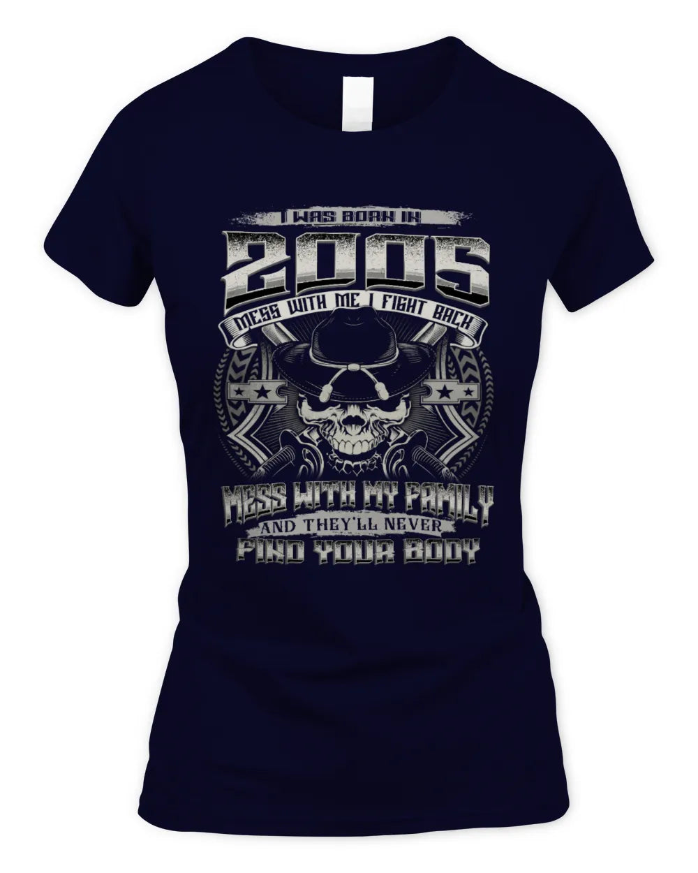 2005 HH89-K2 – Protective Family Quote T-Shirt - Women's Standard T-Shirt - Navy