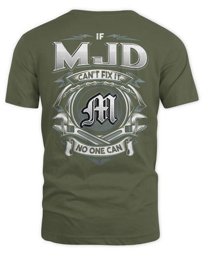 MJD AP81-K4-626 - Personalized Ahmed Quote Apparel “If Ahmed Can't Fix It, No One Can” - Unisex Standard T-Shirt - Military Green