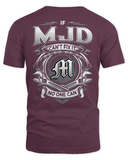 MJD AP81-K4-626 - Personalized Ahmed Quote Apparel “If Ahmed Can't Fix It, No One Can” - Unisex Standard T-Shirt - Maroon