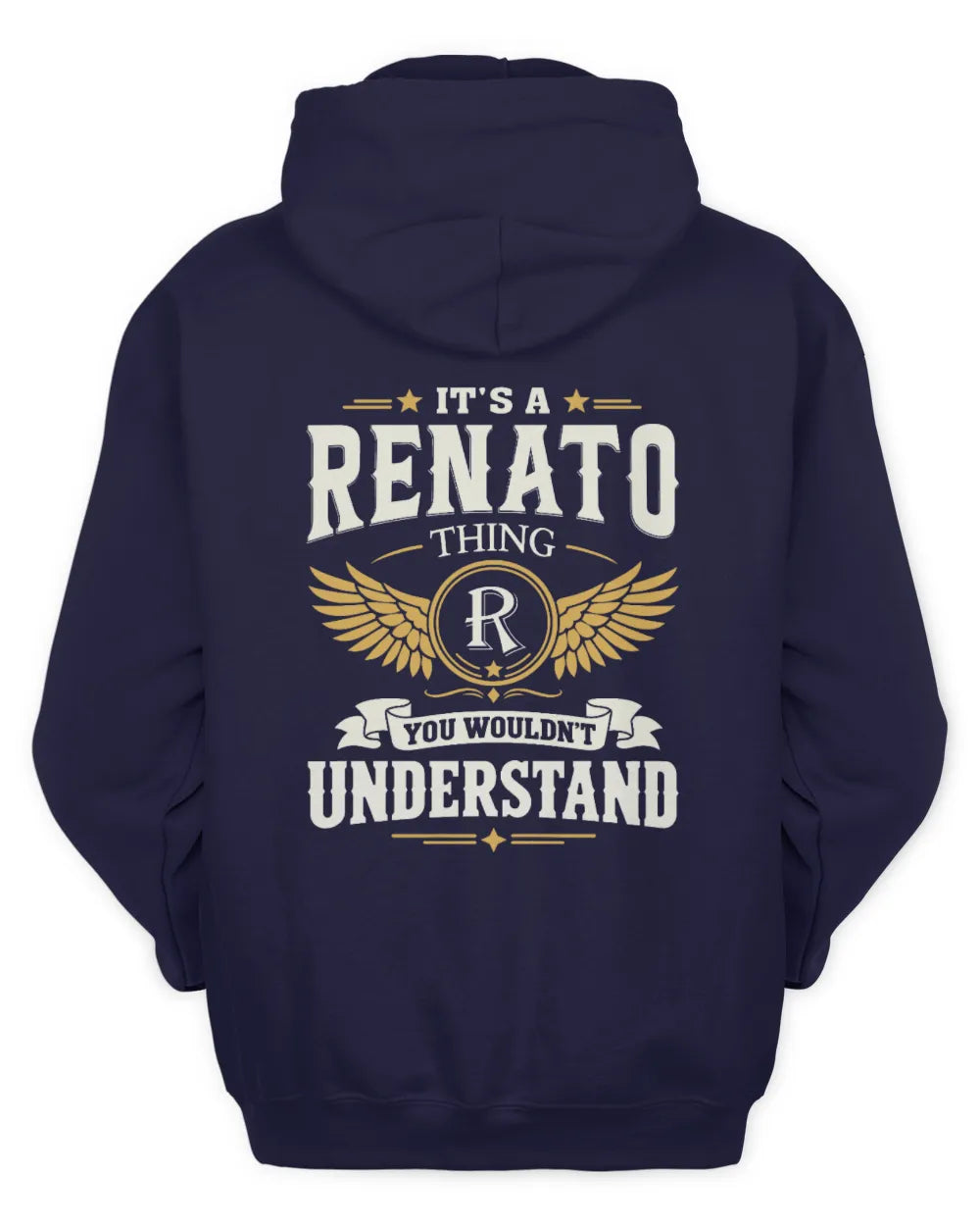 RENATO KT06-M008 It’s a [NAME] Thing – You Wouldn’t Understand | Personalized Vintage T-Shirt - Unisex Hoodie - Navy
