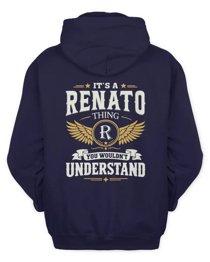 RENATO KT06-M008 It’s a [NAME] Thing – You Wouldn’t Understand | Personalized Vintage T-Shirt - Unisex Hoodie - Navy