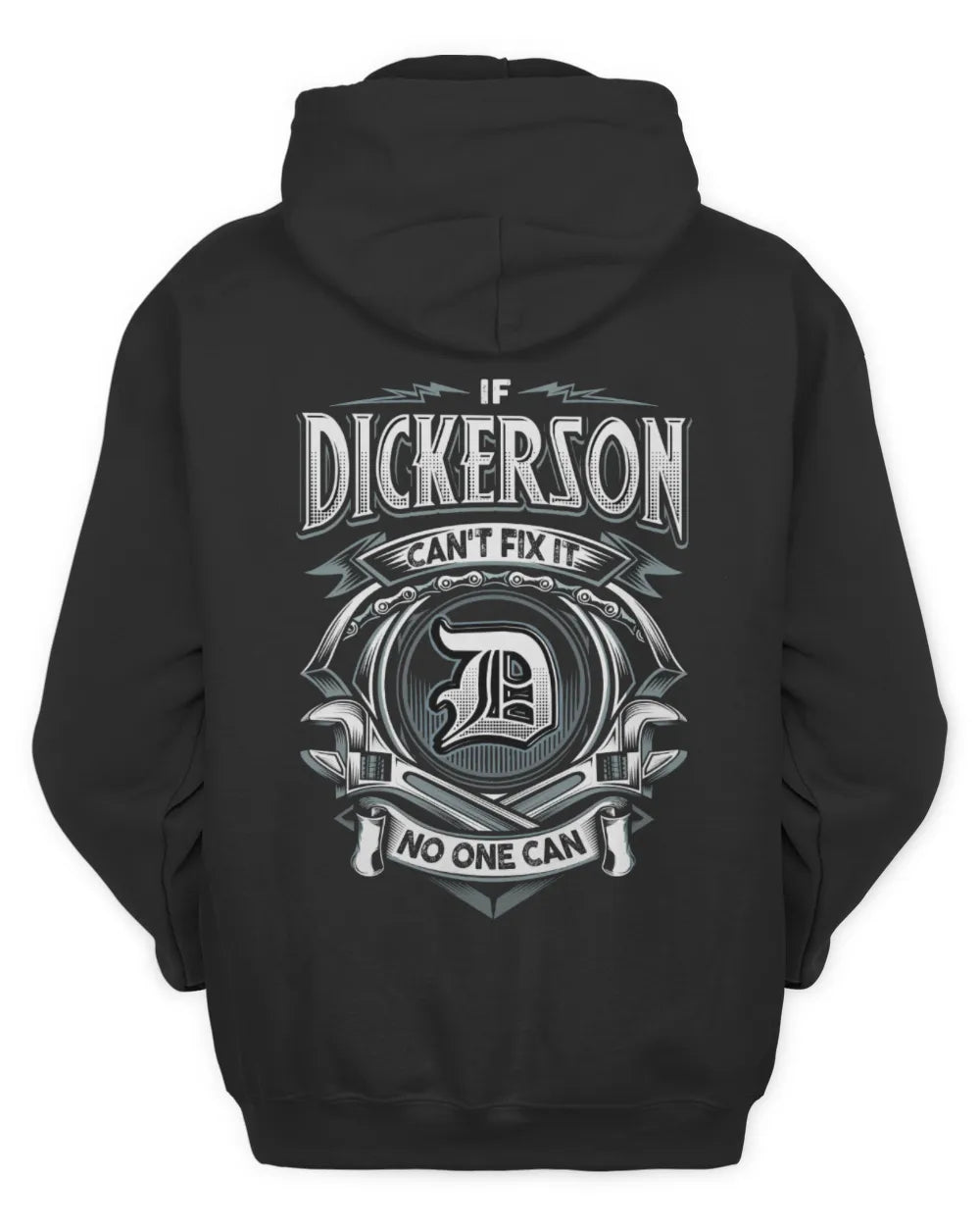 DICKERSON AP81-K4-626 - Personalized Ahmed Quote Apparel “If Ahmed Can't Fix It, No One Can” - Unisex Hoodie - Black