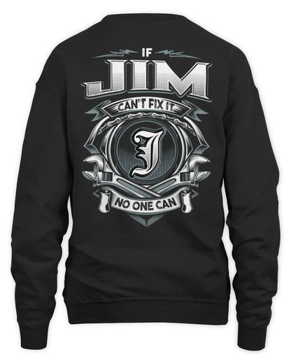 JIM AP81-K4-626 - Personalized Ahmed Quote Apparel “If Ahmed Can't Fix It, No One Can” - Unisex Sweatshirt - Black