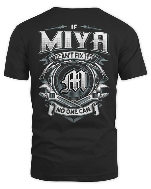 MIYA AP81-K4-626 - Personalized Ahmed Quote Apparel “If Ahmed Can't Fix It, No One Can” - Unisex Standard T-Shirt - Black