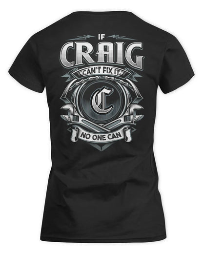 CRAIG AP81-K4-626 - Personalized Ahmed Quote Apparel “If Ahmed Can't Fix It, No One Can” - Women's Standard T-Shirt - Black
