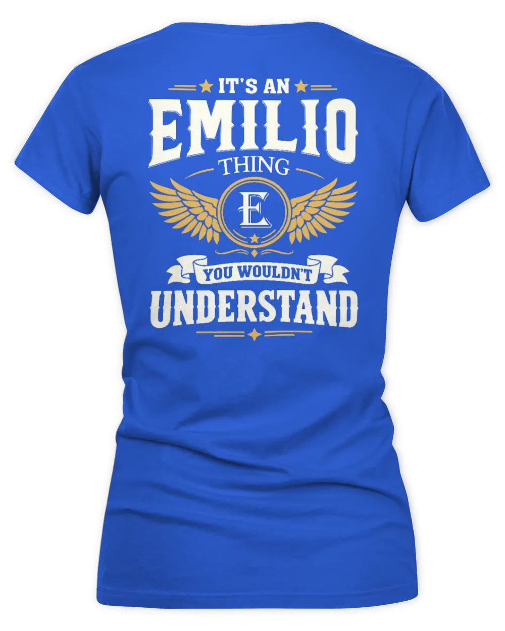 EMILIO KT06-M008 It’s a [NAME] Thing – You Wouldn’t Understand | Personalized Vintage T-Shirt - Women's V-Neck T-Shirt - Royal