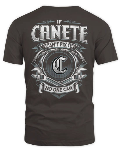 CANETE AP81-K4-626 - Personalized Ahmed Quote Apparel “If Ahmed Can't Fix It, No One Can” - Unisex Standard T-Shirt - Dark Chocolate