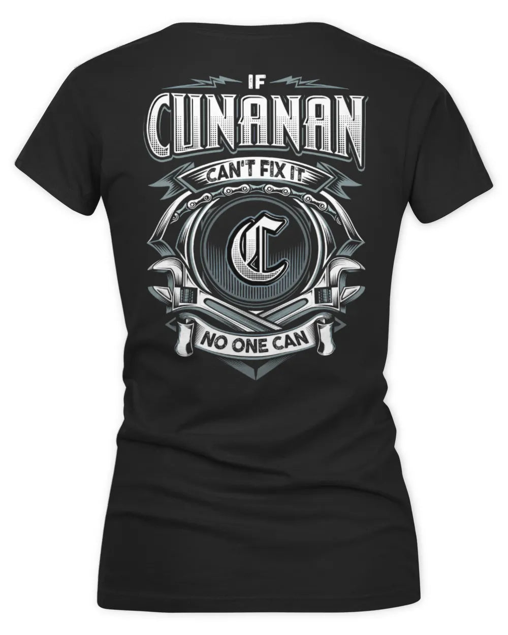 CUNANAN AP81-K4-626 - Personalized Ahmed Quote Apparel “If Ahmed Can't Fix It, No One Can” - Women's V-Neck T-Shirt - Black