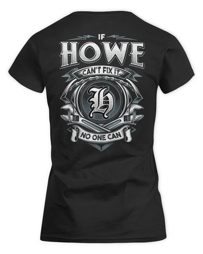 HOWE AP81-K4-626 - Personalized Ahmed Quote Apparel “If Ahmed Can't Fix It, No One Can” - Women's Standard T-Shirt - Black