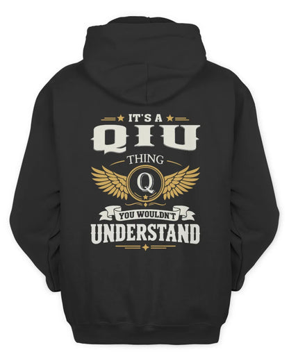 QIU KT06-M008 It’s a [NAME] Thing – You Wouldn’t Understand | Personalized Vintage T-Shirt - Unisex Hoodie - Black