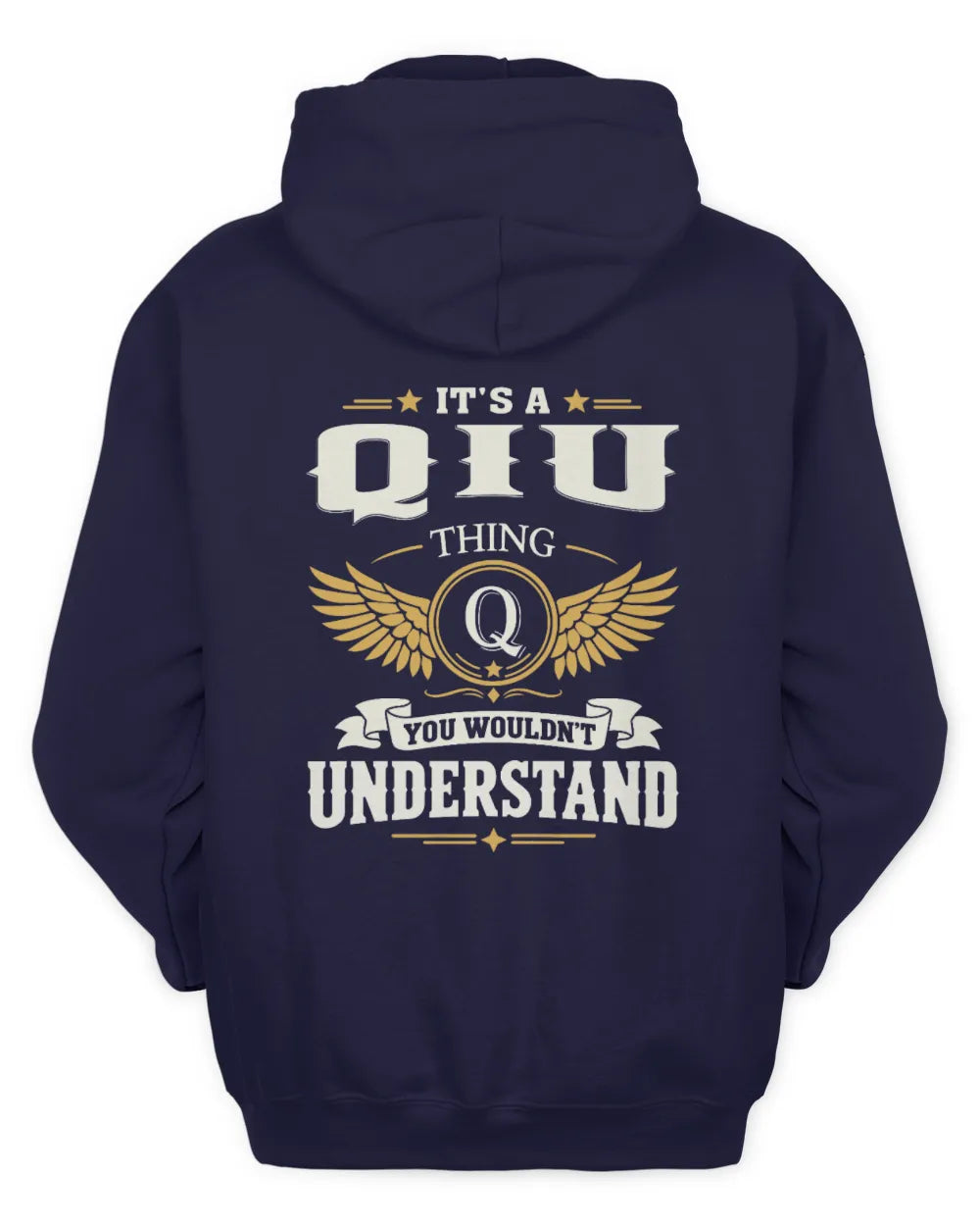 QIU KT06-M008 It’s a [NAME] Thing – You Wouldn’t Understand | Personalized Vintage T-Shirt - Unisex Hoodie - Navy